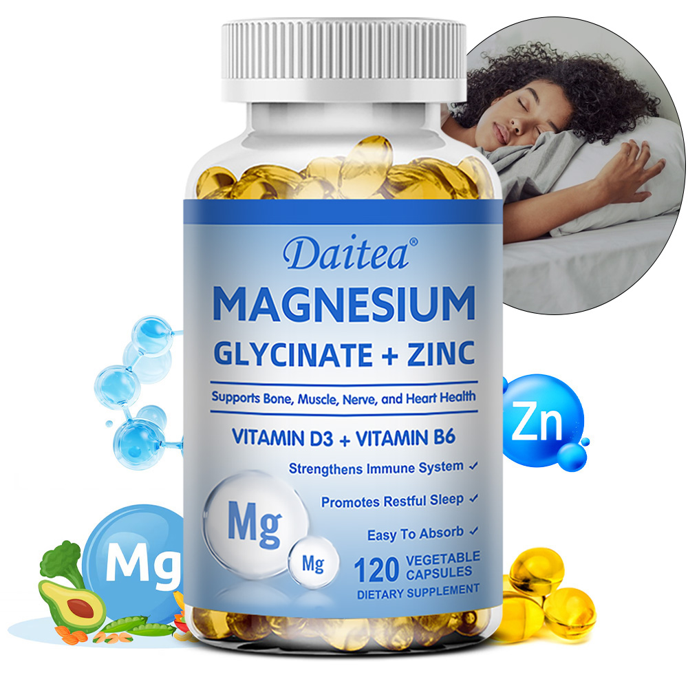 Magnesium Glycinate Capsule - Magnesium Glycinate + Zinc - Improves