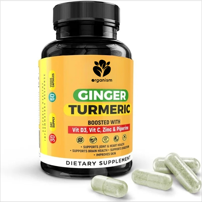 Turmeric Curcumin Capsule - Turmeric, Piperine, Vitamin Zinc, Curcumin Supplements