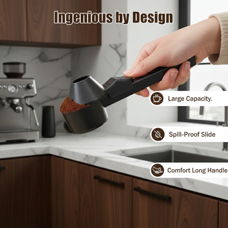 Nutrition Gym - SpillProof Protein Powder Sliding Spoon 1