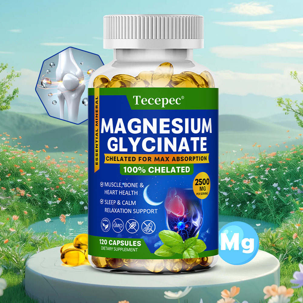 Magnesium Glycinate Capsule - Magnesium Glycinate Capsules 2500mg - Dietary