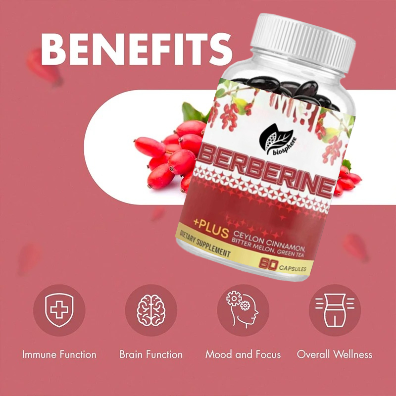 Berberine HCL 1200mg, Containi - đánh giá và giá Berberine Hcl Capsule
