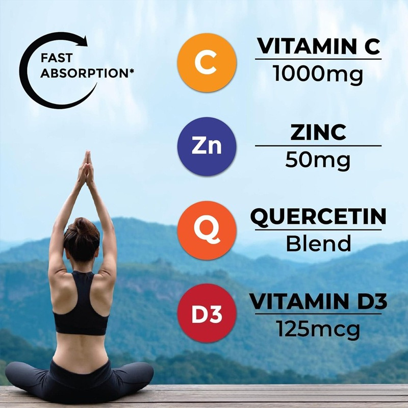 8-in-1 immune support capsule  - đánh giá và giá Nutrition Zinc