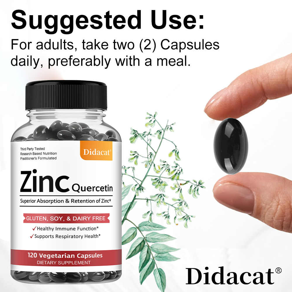 Quercetin & Zinc Vegetarian Ca - đánh giá và giá Nutrition Zinc