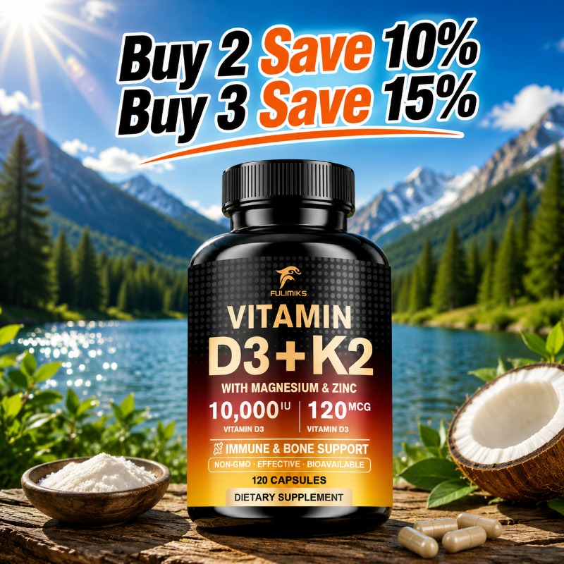 10000IU Vitamin D3 K2 Suppleme - đánh giá và giá Nutrition Zinc