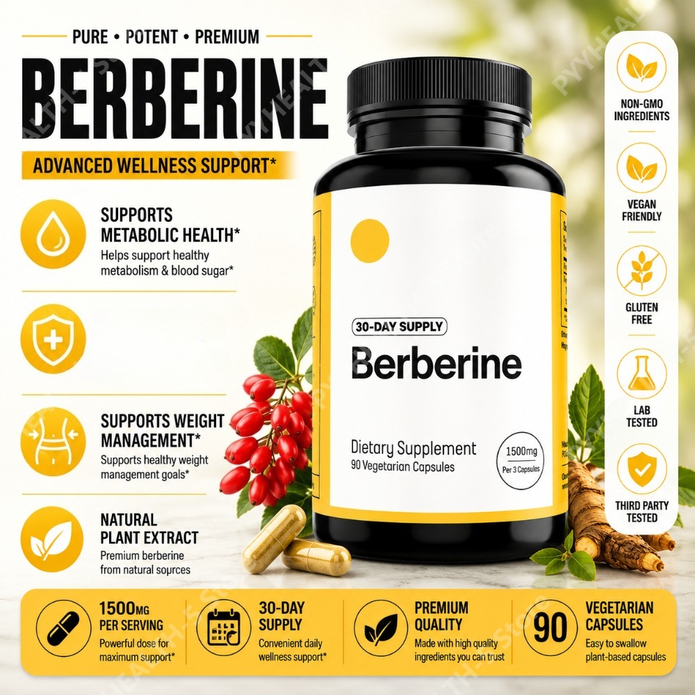 Berberine HCl Supplement 500mg - đánh giá và giá Berberine Hcl Capsule