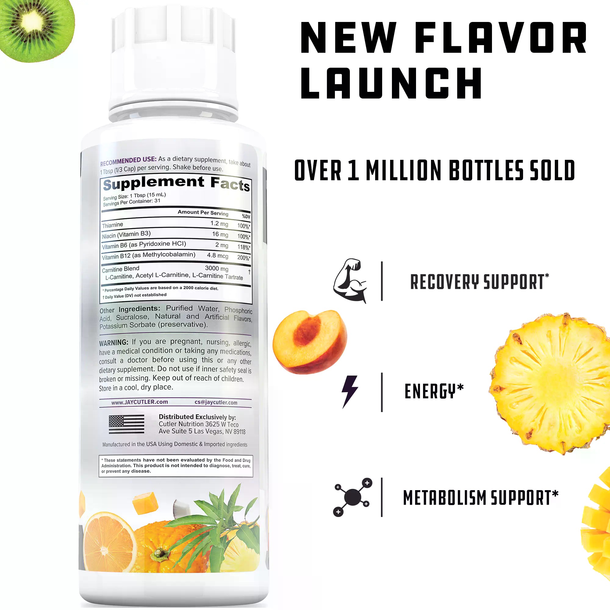 Cutler Nutrition Liquid Carnit - đánh giá và giá Fitness Nutrition Energy
