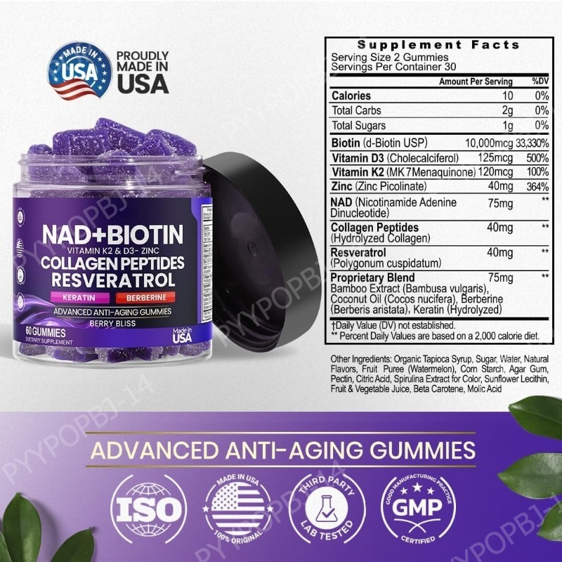 Biotin Collagen Gummies with N - đánh giá và giá Nutrition Zinc