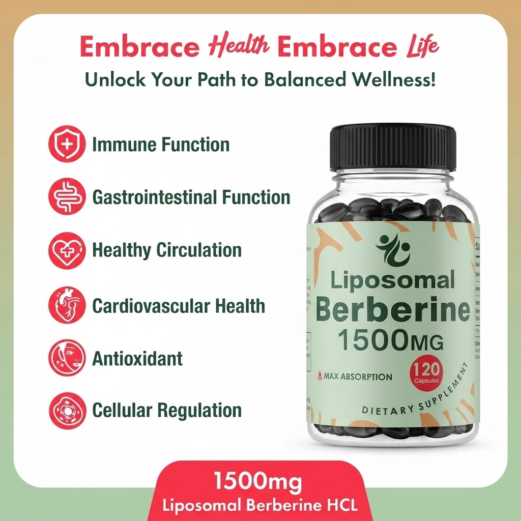 Liposomal Berberine HCL - 1500 - đánh giá và giá Berberine Hcl Capsule