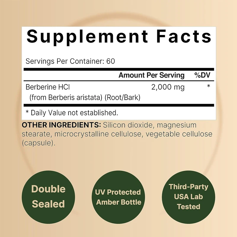 Berberine Supplement | 60 Vege - đánh giá và giá Berberine Hcl Capsule