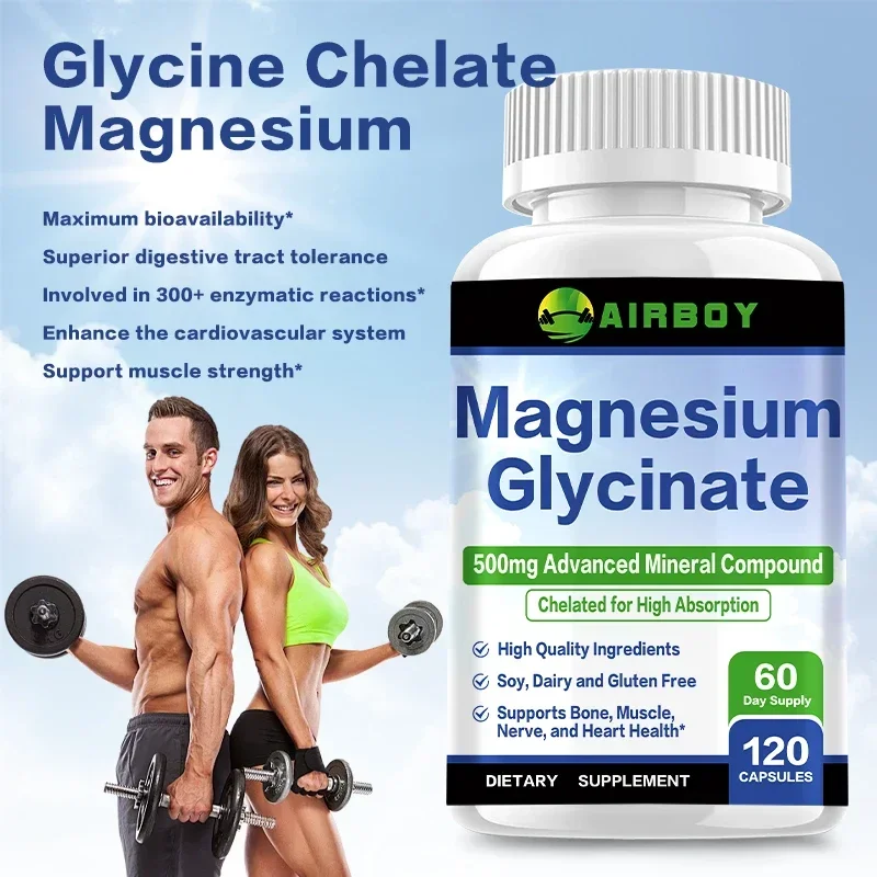 Magnesium Glycinate 500mg - Hi - đánh giá và giá Magnesium Glycinate Capsule