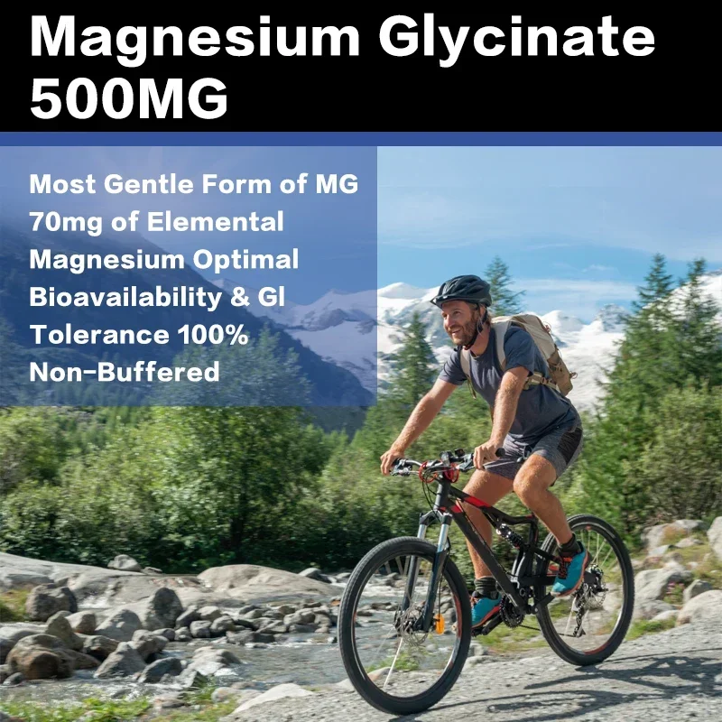 Magnesium Glycinate 500mg - Hi - đánh giá và giá Magnesium Glycinate Capsule