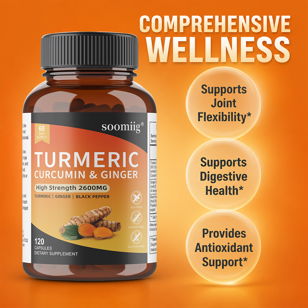 Turmeric Ginger & Black Pepper - đánh giá và giá Turmeric Curcumin Capsule