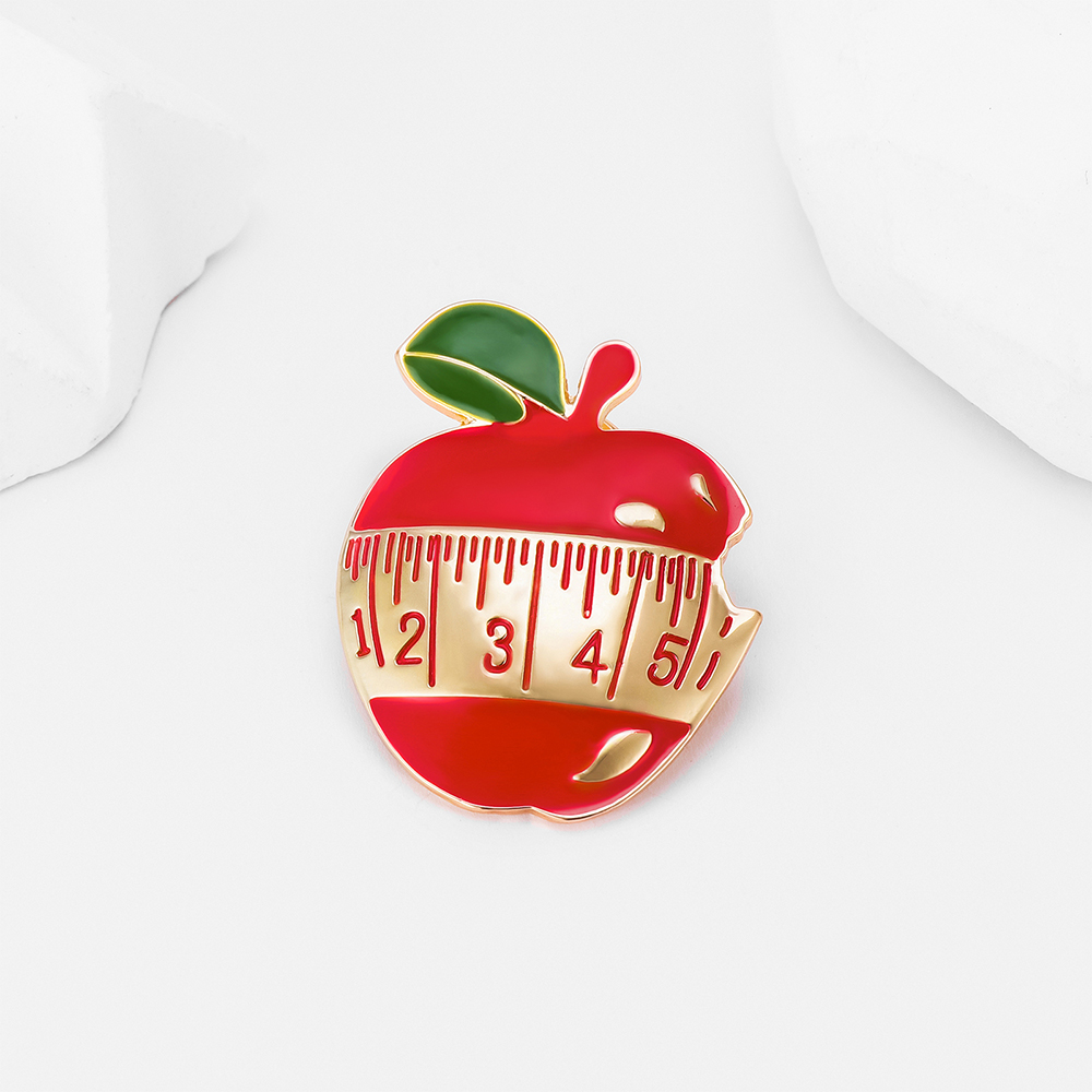 Nutrition Apple Enamel Brooch  - đánh giá và giá Nutrition Zinc
