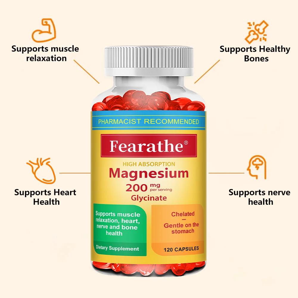 200 Mg Magnesium Glycinate Cap - đánh giá và giá Magnesium Glycinate Capsule