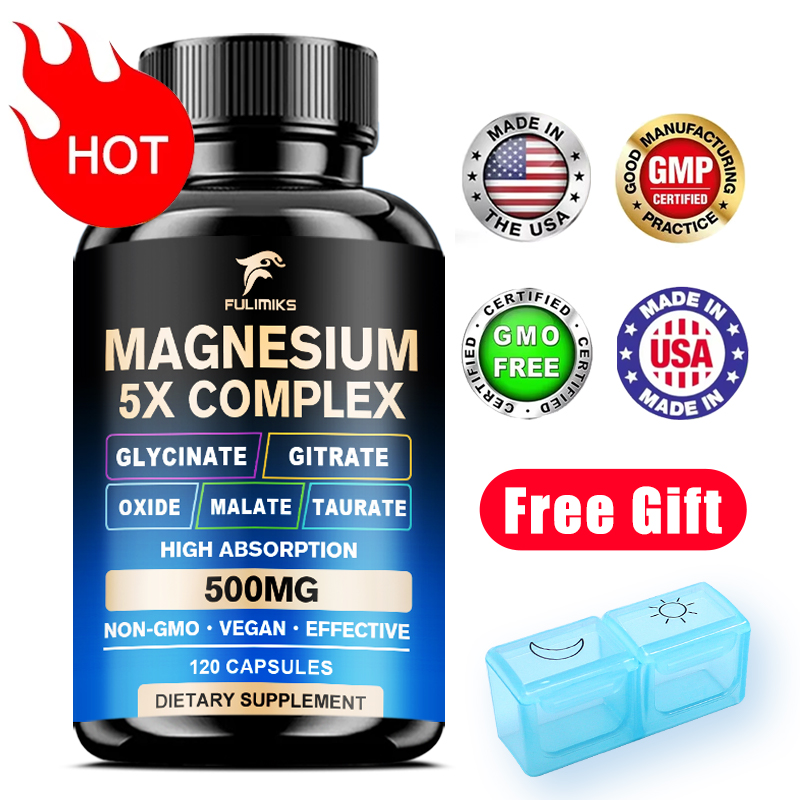 Magnesium Pills Supplement 5 i - đánh giá và giá Magnesium Glycinate Capsule