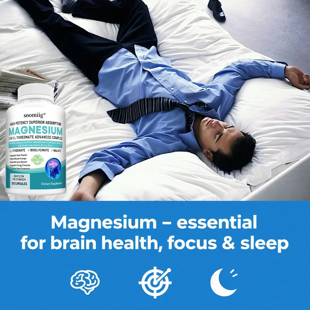 3-in-1 - Magnesium L-Threonate - đánh giá và giá Magnesium Glycinate Capsule