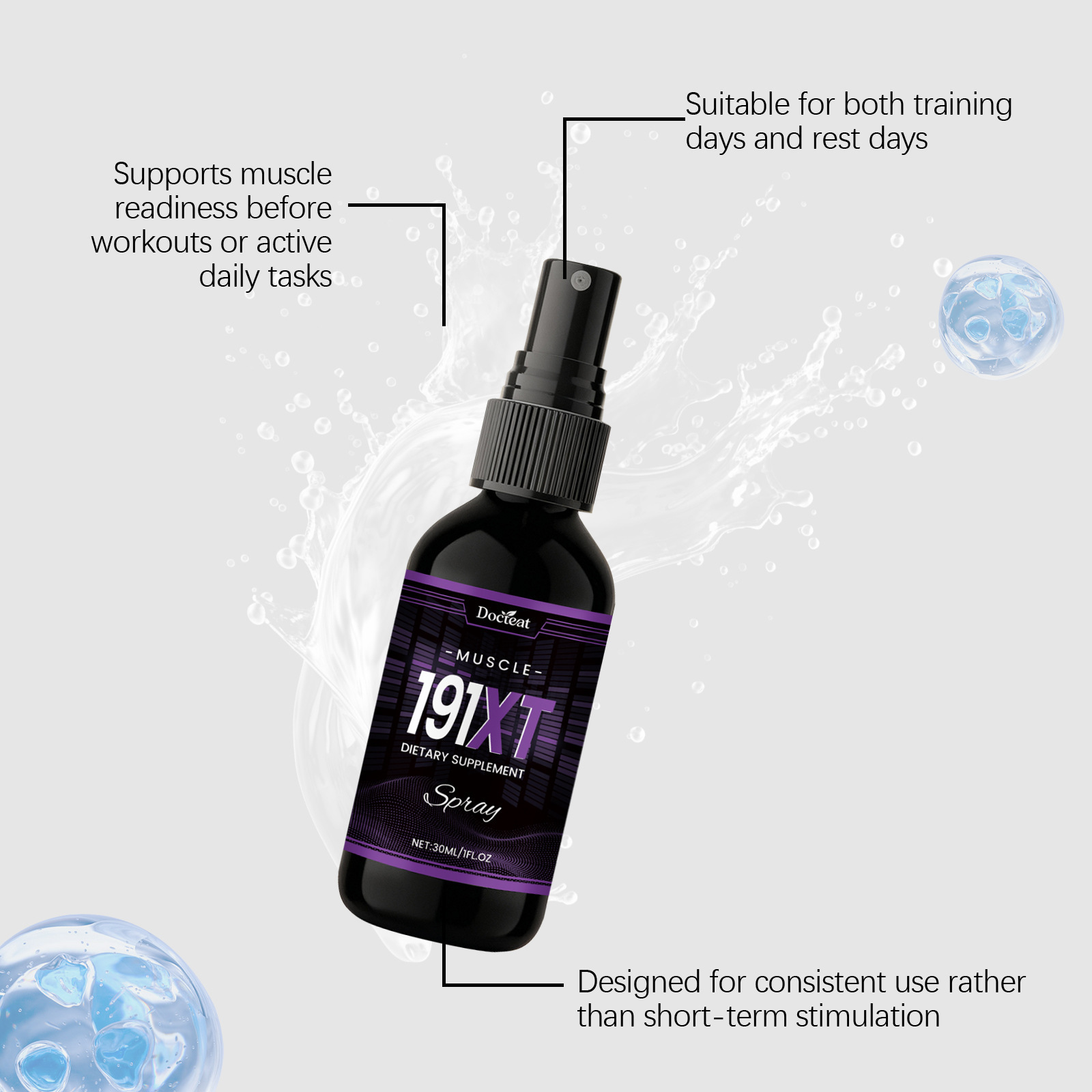 Muscle Growth Spray Enhance Ph - đánh giá và giá Fitness Nutrition Energy