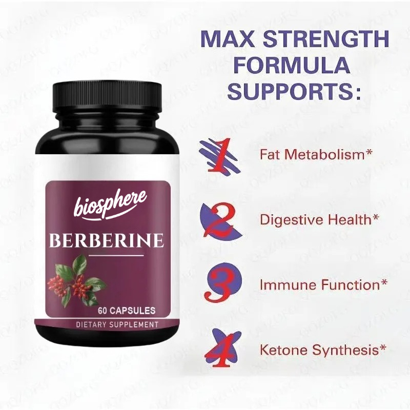 Berberine Supplement-60 vegeta - đánh giá và giá Berberine Hcl Capsule