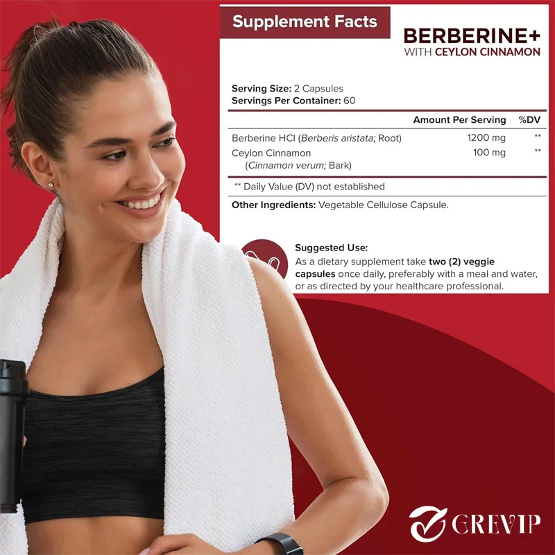Premium Berberine HCL 1200 Mg  - đánh giá và giá Berberine Hcl Capsule