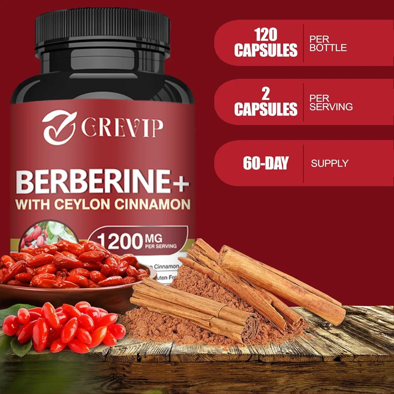Premium Berberine HCL 1200 Mg  - đánh giá và giá Berberine Hcl Capsule